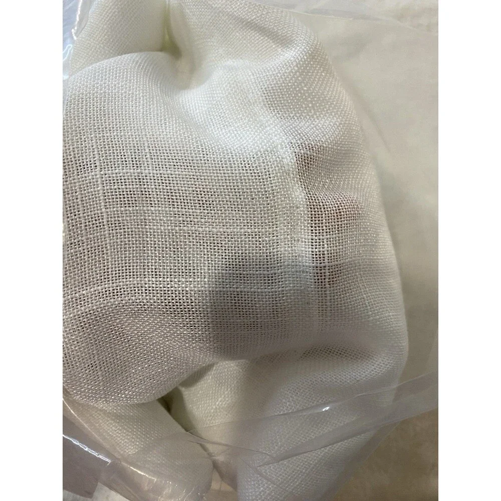 RYB HOME White Sheer Window Curtains, Drapes 52